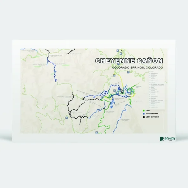 Cheyenne Canon Trail Map