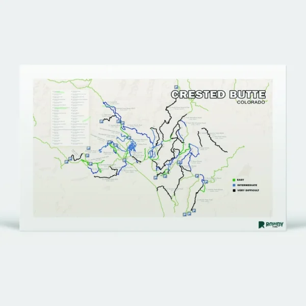 Crested Butte Trail Map