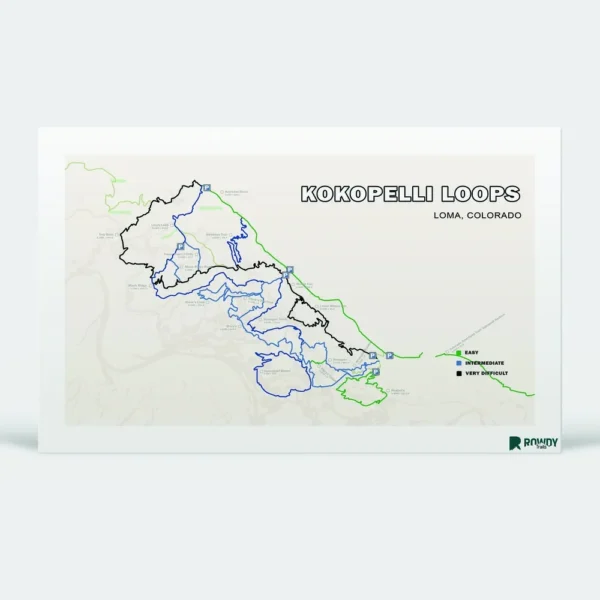 Kokopelli Loops Trail Map