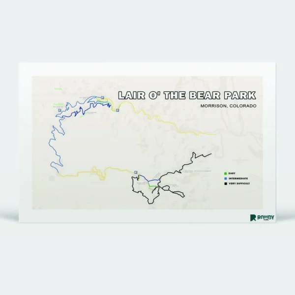 Lair O' The Bear Park Trail Map