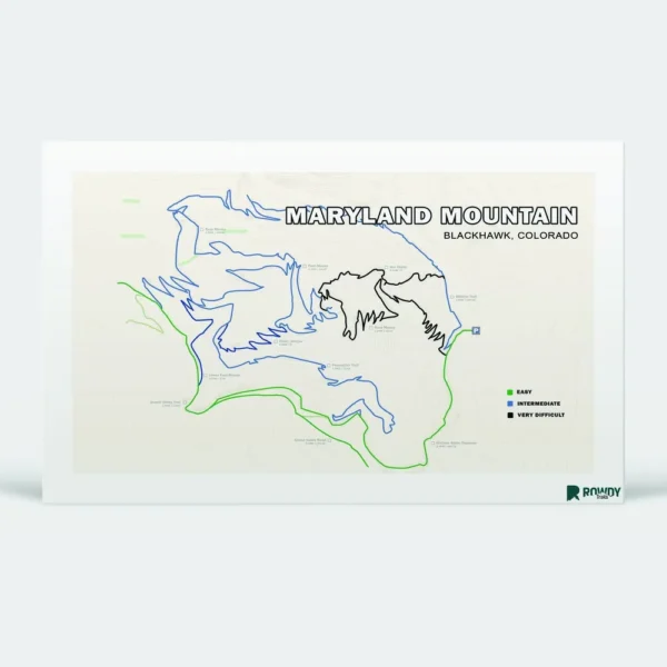 Maryland Mountain Trail Map