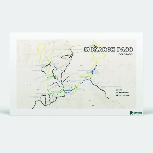 Monarch Pass Trail Map