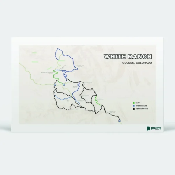 White Ranch Golden Trail Map