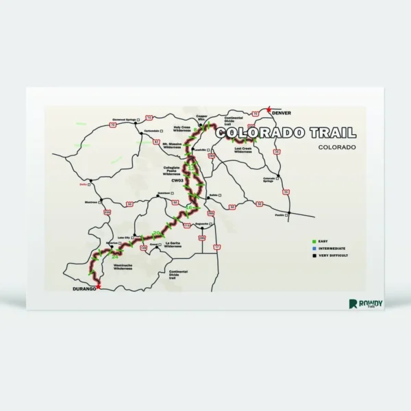 Colorado Trail Trail Map