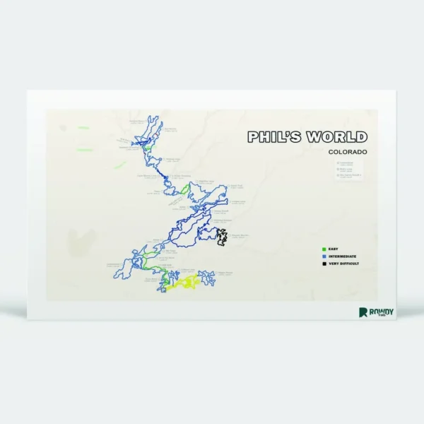Phil's World Trail Map