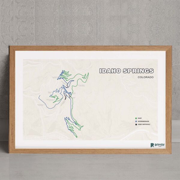 Idaho Springs Trail Map