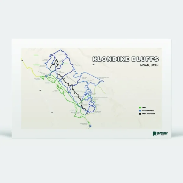 Klondike Bluffs Trail Map