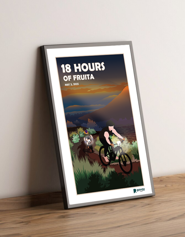 18 Hours of Fruita Official 2025 poster