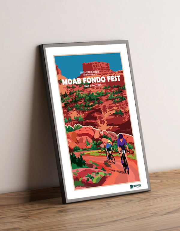 MOAB Fondo Fest Official 2025 poster