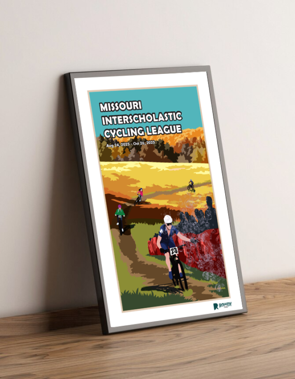 Missouri Interscholastic Cycling League 2025 official poster