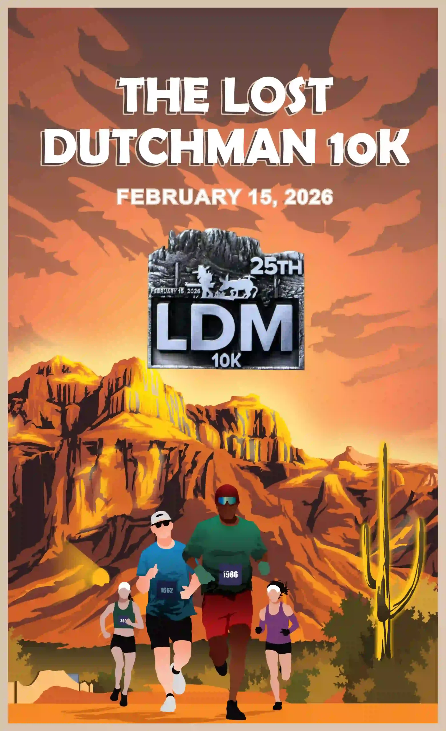 Lost Dutchman 10K_Metal Version_with Medal