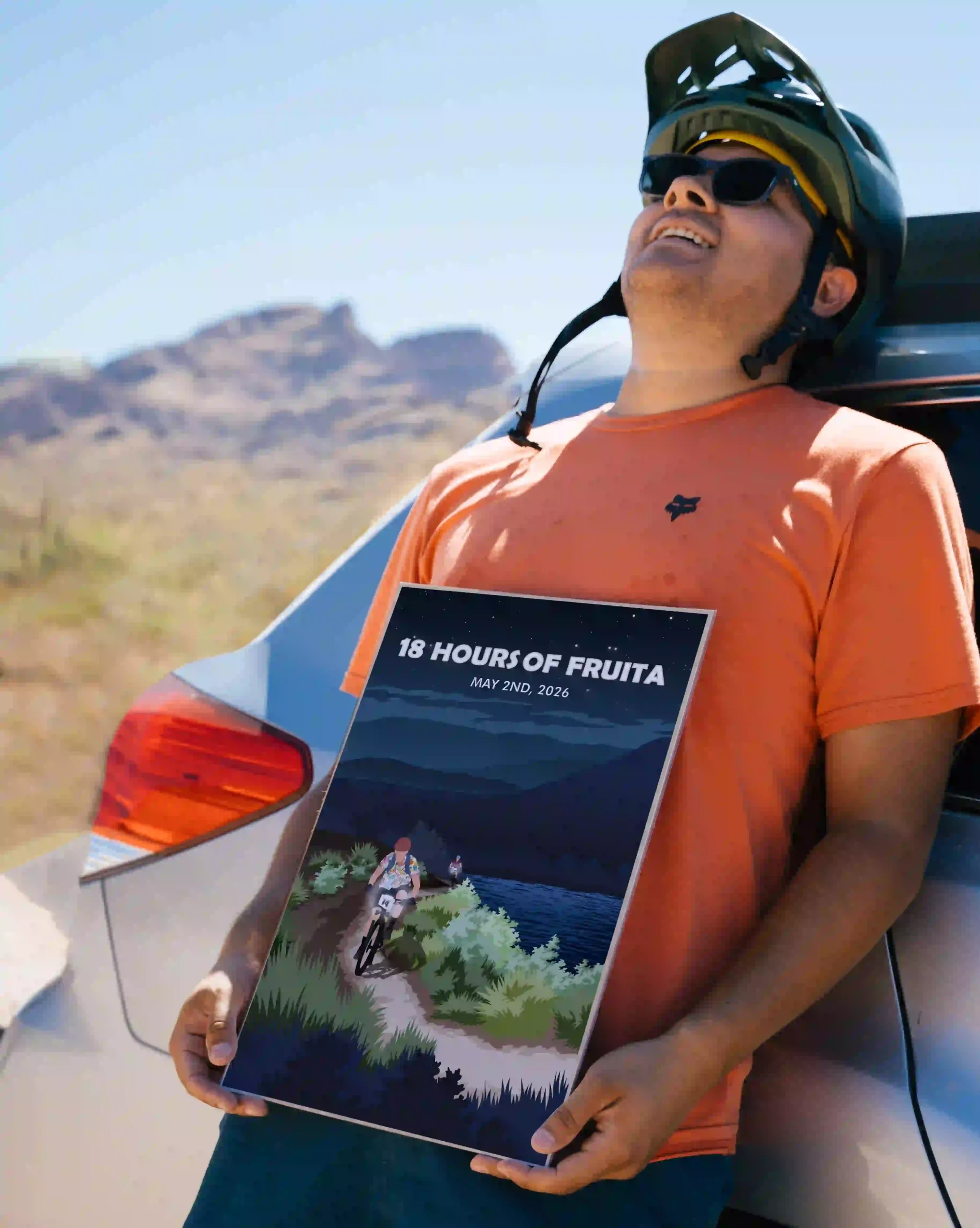 18 Hours of Fruita__with car poster