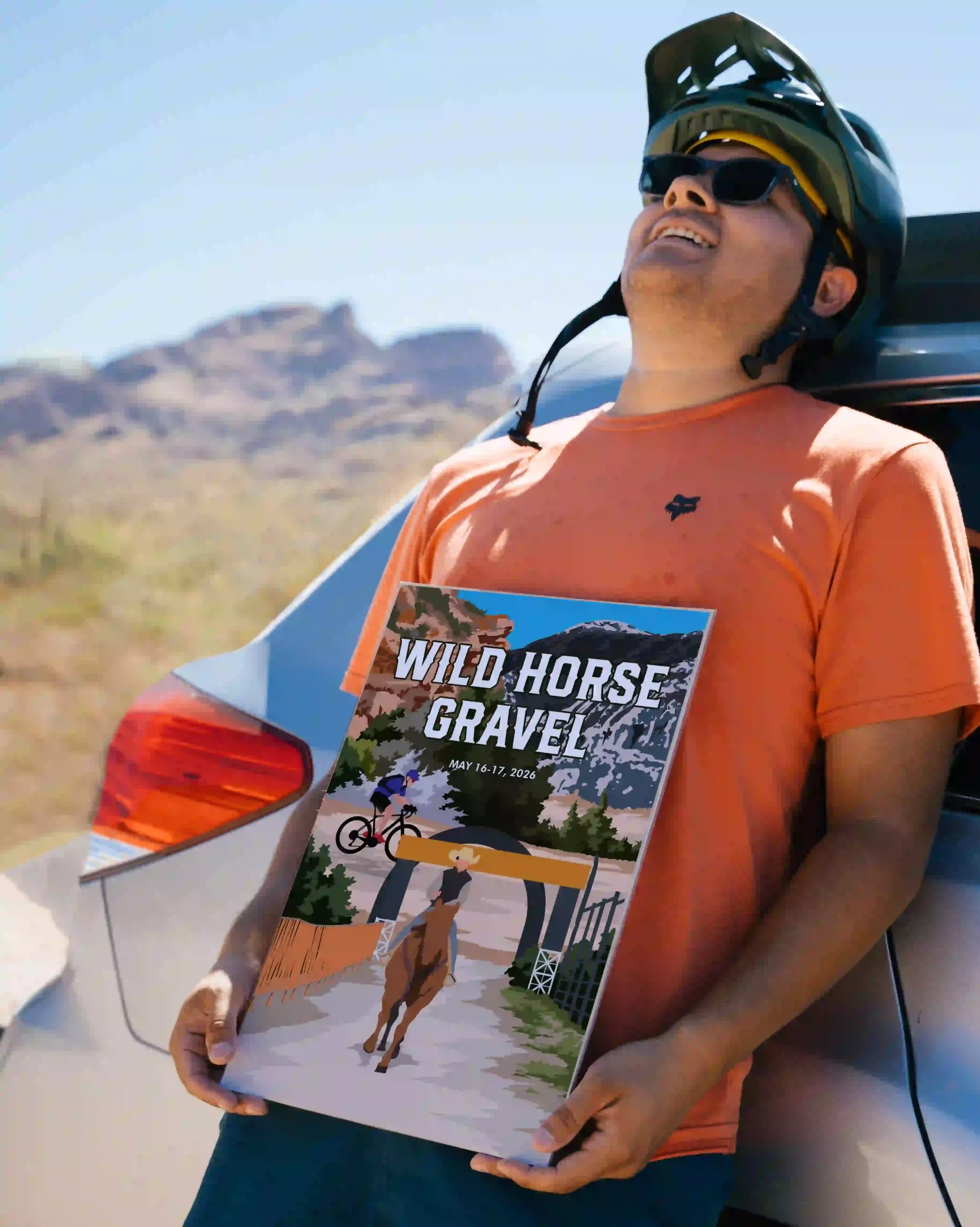 Wild Horse Gravel_with car poster