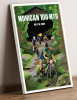 Mohican 100 MTB_White frame poster